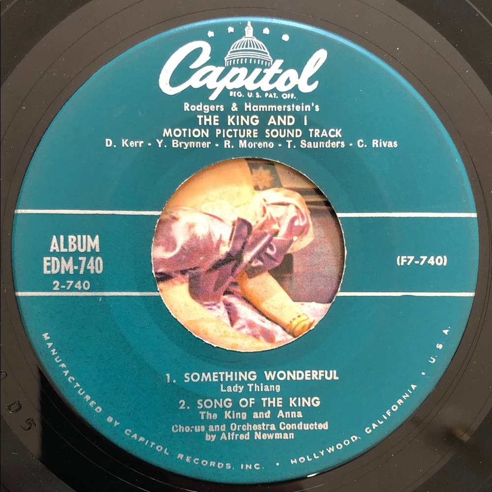 The King and I Soundtrack Vinyl Vinyl 45 4x Record Set '56 - Picture 11 of 16